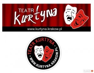 Przedstawienie profilaktyczne Teatru Kurtyna z Krakowa. Logo 