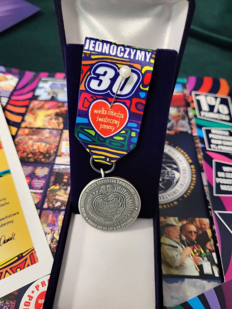 medal 30 lecia WOŚP 