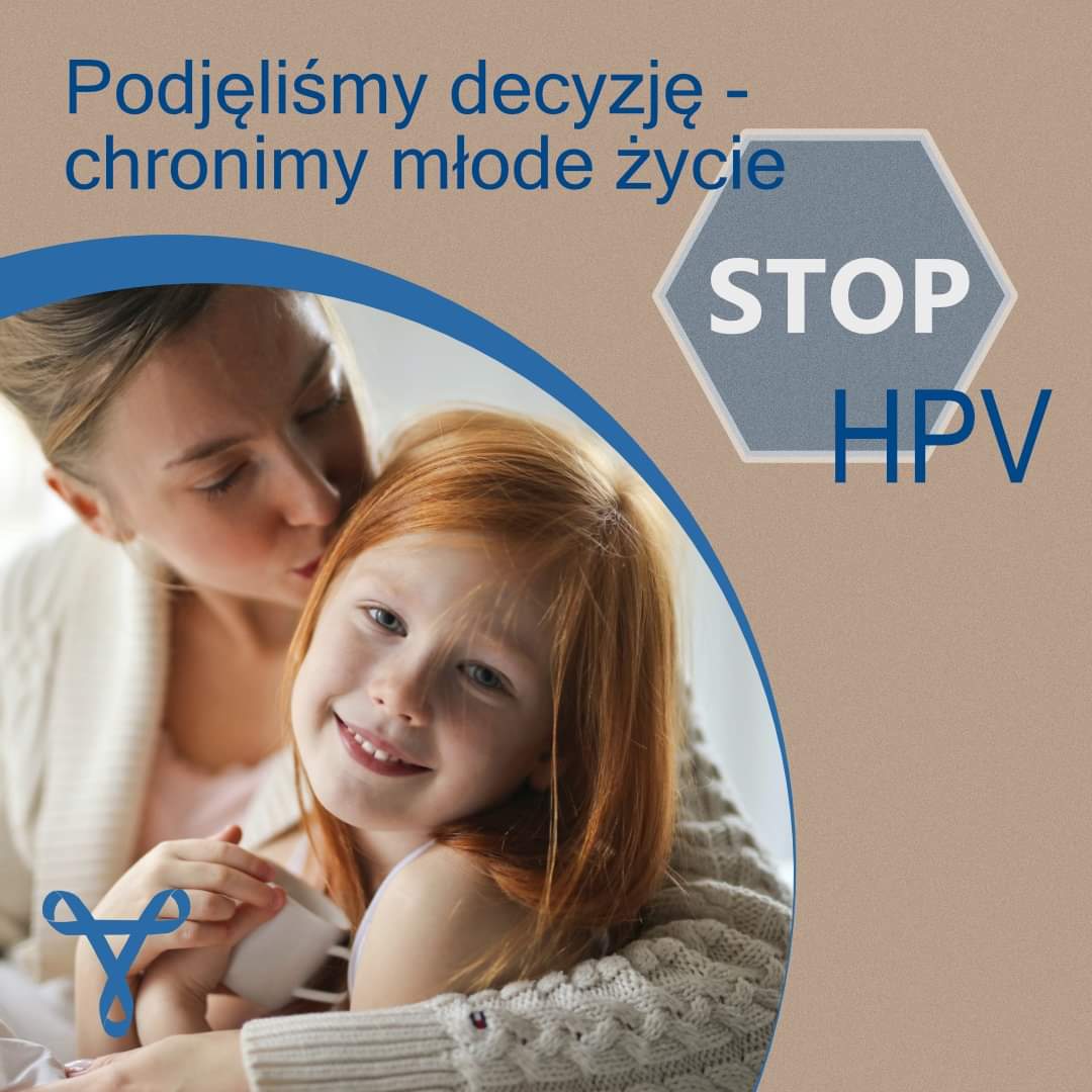 plakat zachęcajacy do szczepień HPV