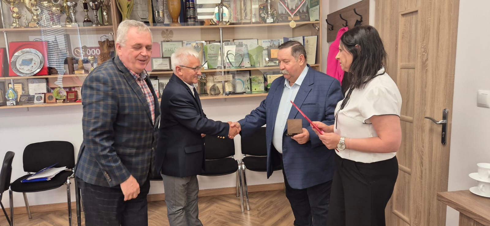 wręczenia medalu