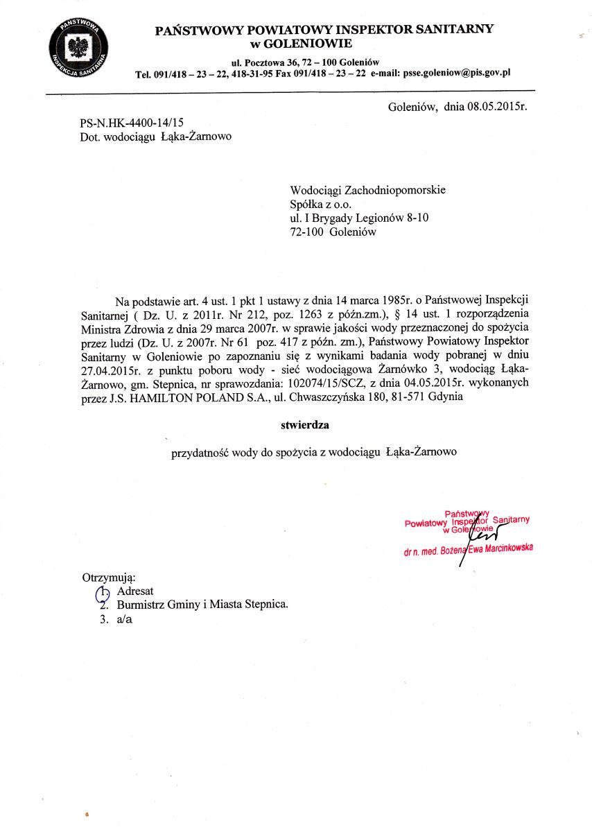 Ogłoszenie Państwowego Inspektoriatu Sanitarnego. Więcej informacji w tekście