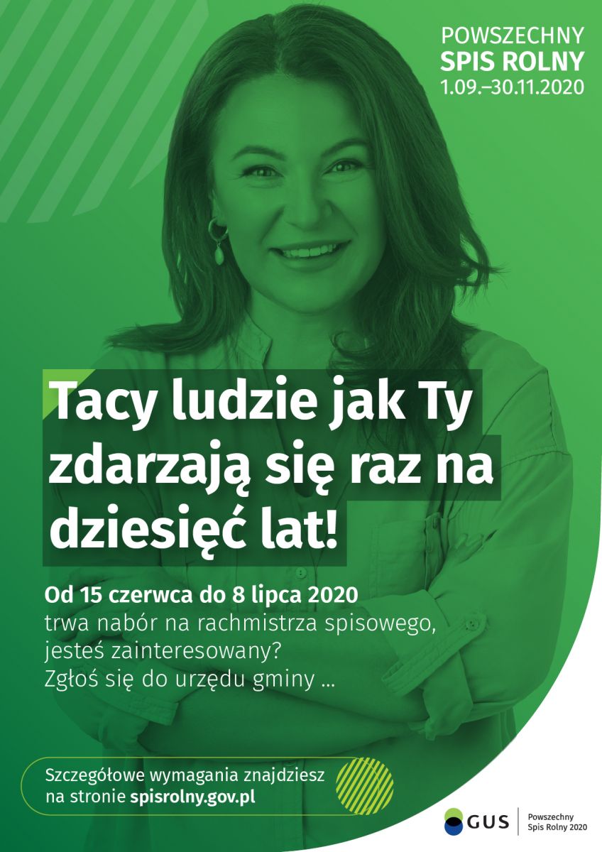 plakat o naborze rachmistrzów 