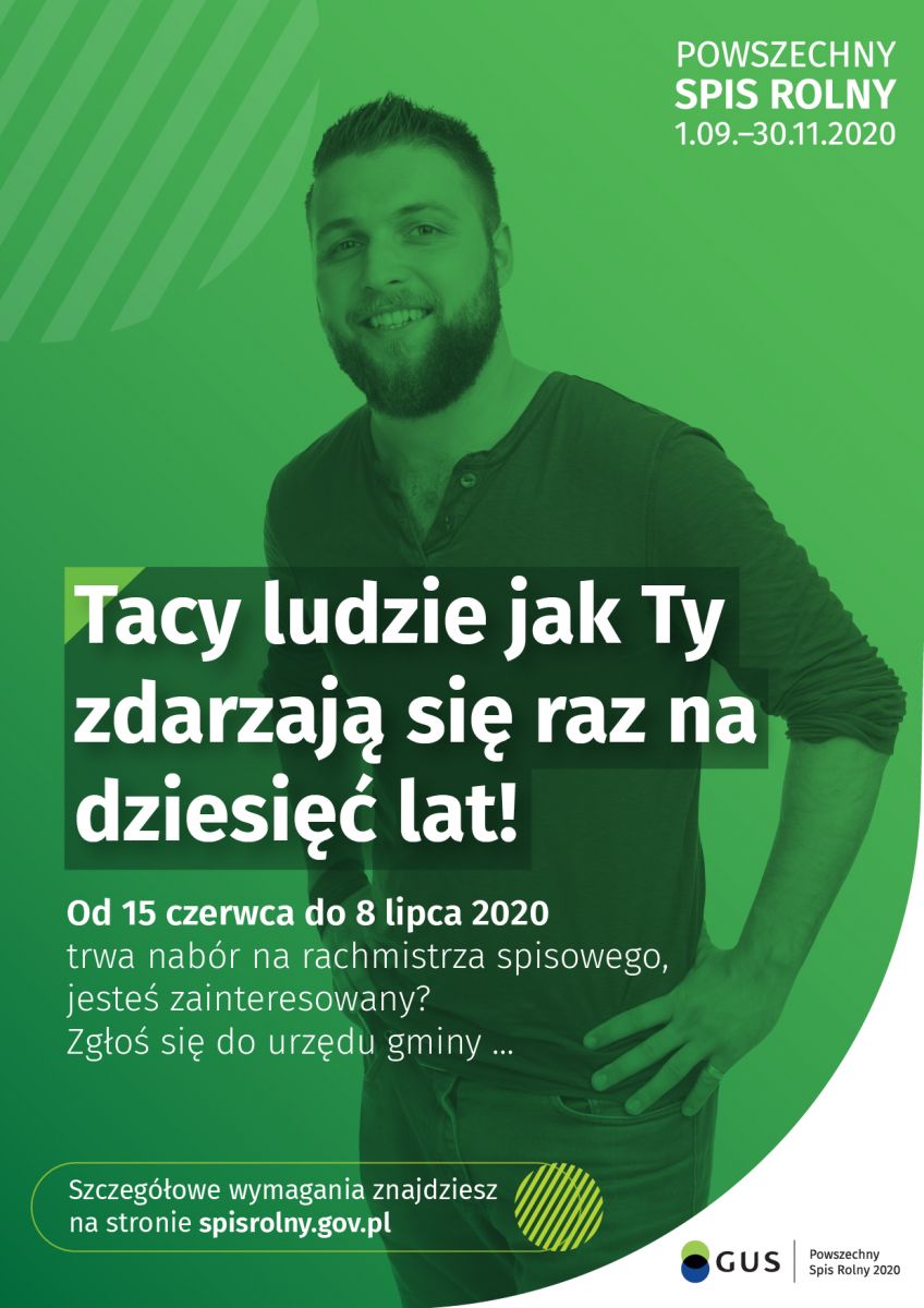 plakat o naborze rachmistrzów 
