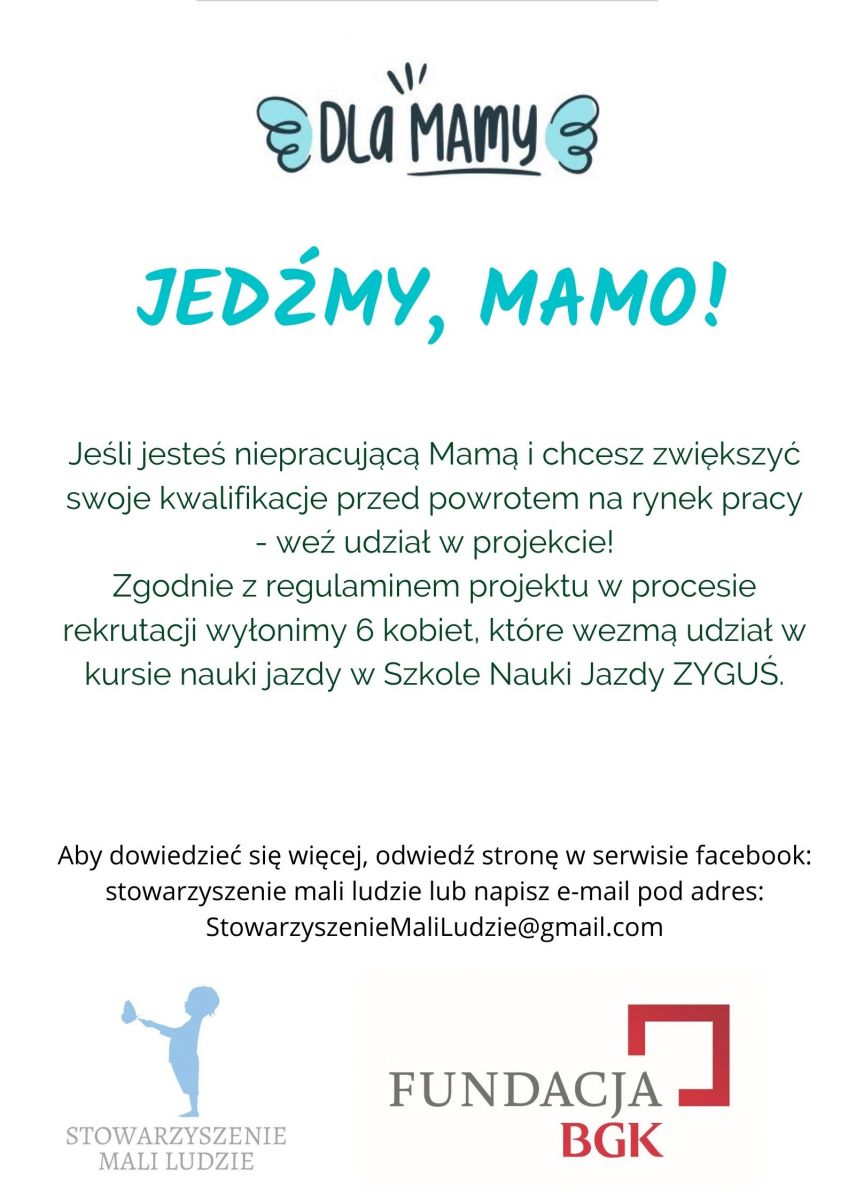 plakat  jadźmy mamo 