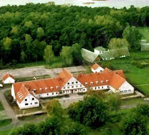 ośrodek frajda w Czarnocinie z lotu ptaka 