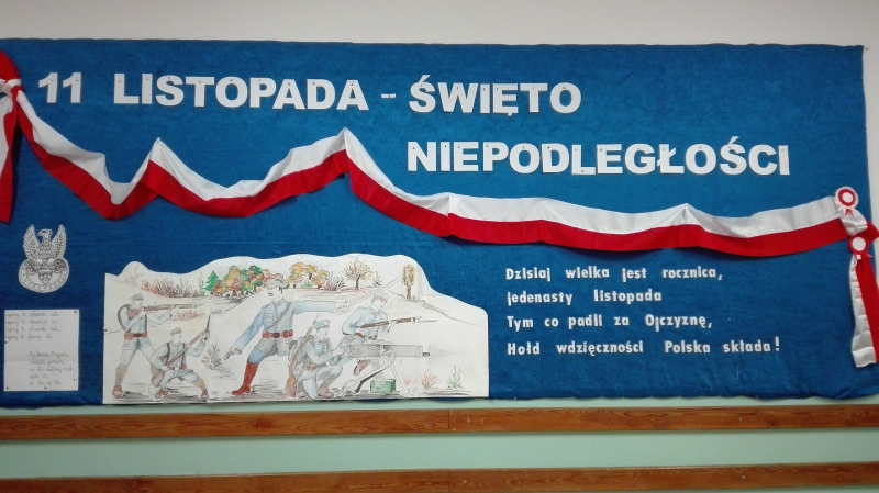 gazetka szkolna z okazji Dnia Niepodległości 