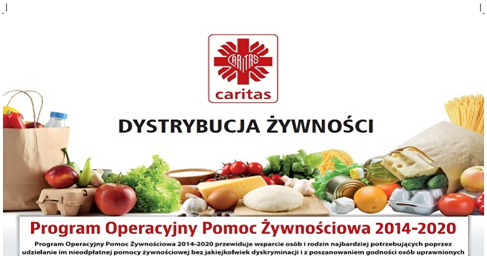 plakat pomoc żywnościowa 