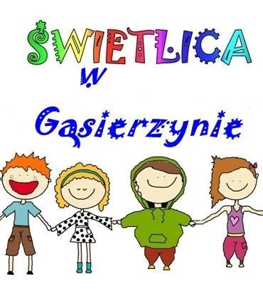 Logo świetlicy w Gąsierzynie. Link otwiera program na ferie przygotowany przez świetlice.