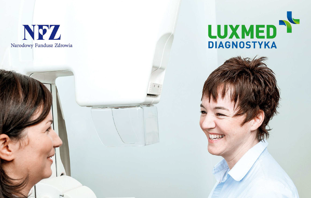 zdjęcie wykonywania badan mammograficznych