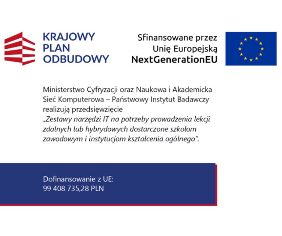 plakat dot. projektu C12L z KPO 