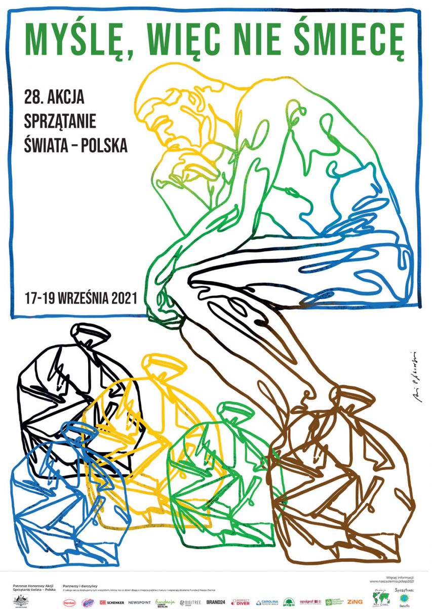 plakat sprzątanie ziemi