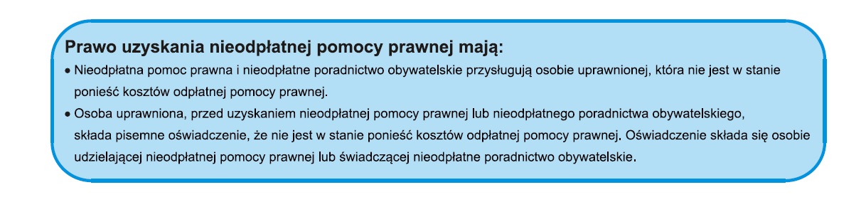 cd plakatu o nieodpłatnej pomocy prawnej 