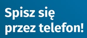 spisz się przez telefon